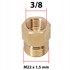 OEM Redukcija M22 x 1,5 na 3/8", mesing